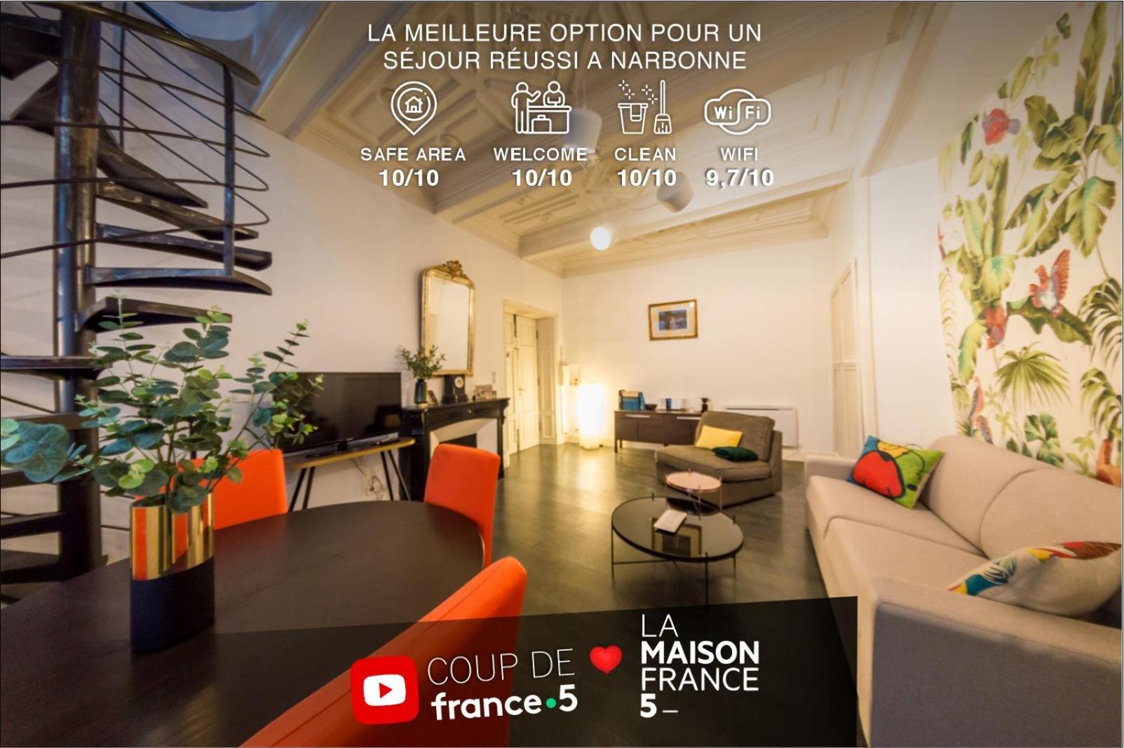 Retromirabeau - Chambre Suite & Appartements De Charme - Localisation Premium Narbonne Buitenkant foto