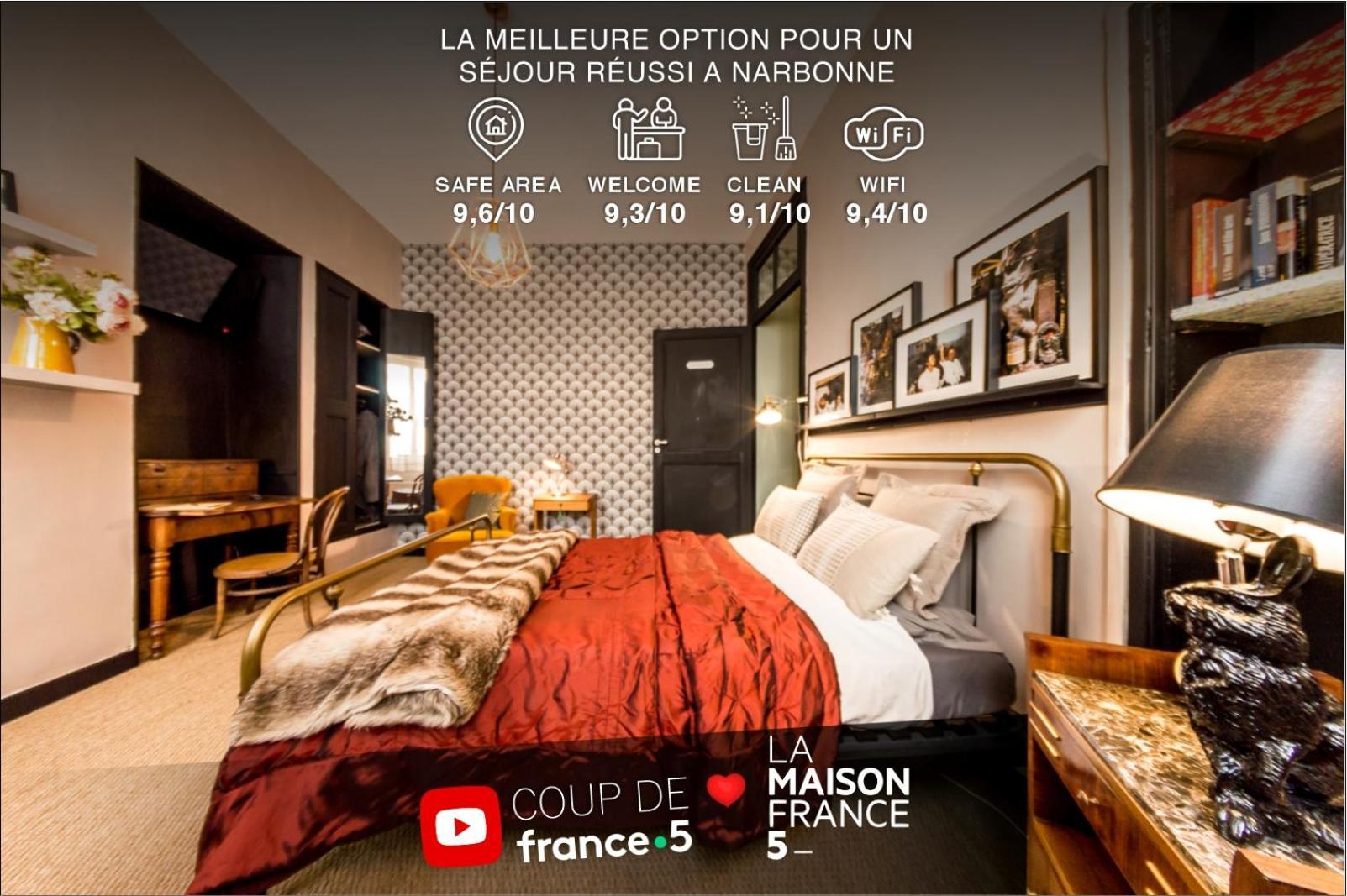 Retromirabeau - Chambre Suite & Appartements De Charme - Localisation Premium Narbonne Buitenkant foto